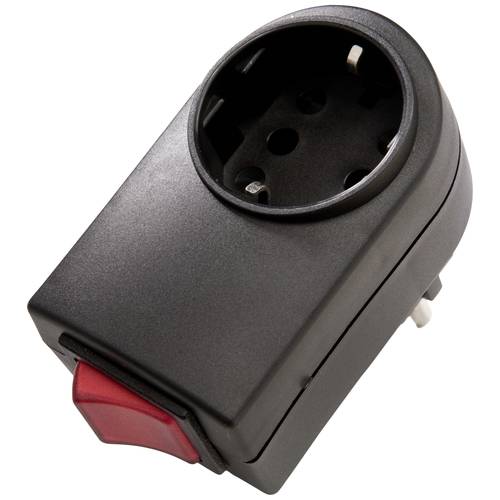 Martin Kaiser 411/sw Zwischensteckdose 1er Set 2polig Schwarz