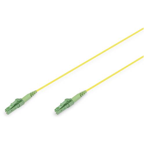 Digitus DK-2933-05-APC-SX Glasfaser LWL Anschlusskabel 3 m Gelb [1x LC/APC 8°-Stecker, LC APC-Stecker - 1x LC APC-Stecke...