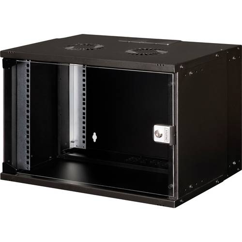 Digitus DN-49203 19 Zoll Wandgehäuse (B x H x T) 540 x 370 x 400 mm 7 HE Schwarz, Schwarz (RAL 9005)