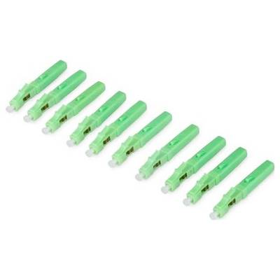 DIGITUS Fiber Optic Fast Connector SM LC/APC 10 piece pack - Glasfaser (LWL)-0