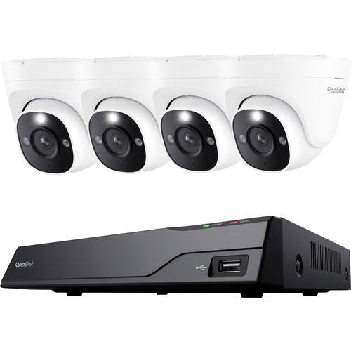 Thumbnail - Reolink Netzwerkkamera NVS8-8MD4 LAN IP-Überwachungskamera-Set 8-Kanal mit 4 Kameras 3840 x 2160 Pixel