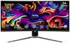 MSI MAG 341CQPDE QD-OLED Gaming Monitor EEK G (A - G) 86.9 cm (34.2 Zoll) 3440 x 1440 Pixel 16:9 0.03 ms HDMI®, DisplayPort, Kopfhörer-Buchse, USB-A, USB-B, USB-C® OLED