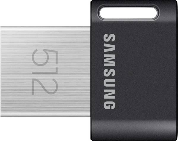 Samsung FIT Plus USB-Stick Retail 512 GB Schwarz MUF-512AB/APC USB-A (USB 3.2 Gen 1)