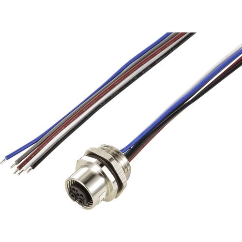 Thumbnail - TRU COMPONENTS TC-12833044 Sensor/Aktor Einbaubuchse M12 Buchse, Einbau 0.5 m Polzahl Sensoren: 5 1 St.