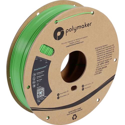 Polymaker PJ01006 PJ01006 Filament PVB polierbar 1.75 mm 750 g Grün PolySmooth™ 1 St.