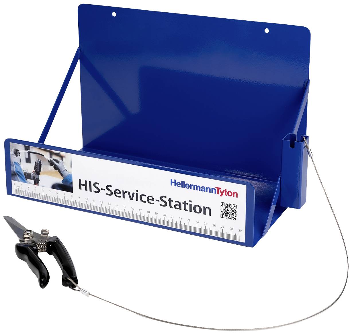 HellermannTyton 300-30002 Lagerregal für Schrumpfschlauchboxen Blau 1 St.