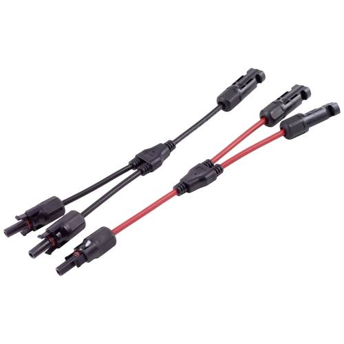 BKL Electronic 2800017 2/1 Y-Stecker 4 mm² Kabellänge 0.30 m