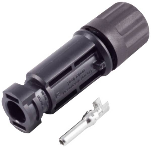 PV4 Stecker 2.5-6mm², IP68, 1500V 2800010  Schwarz BKL Electronic Inhalt: 25 St.