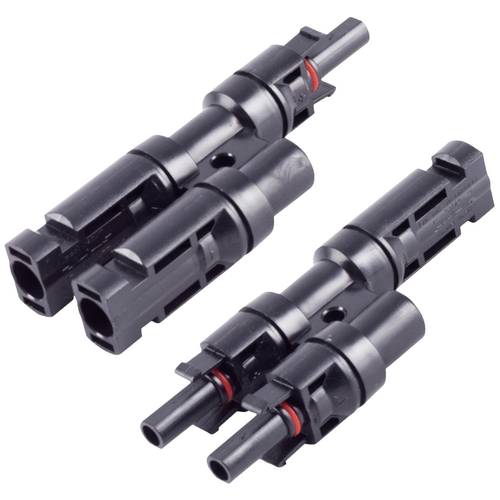 PV4 Adapter Set 2800014 2/1 Schwarz BKL Electronic Inhalt: 2 St.