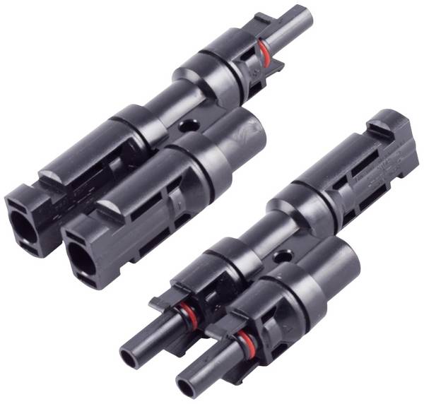 PV4 Adapter Set 2800014 2/1 Schwarz BKL Electronic Inhalt: 2 St.