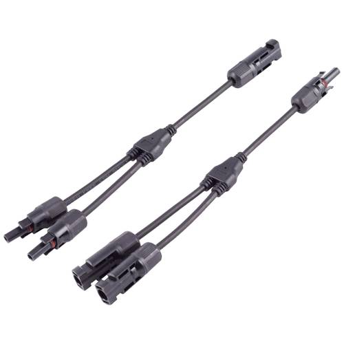 BKL Electronic 2800026 2/1 Y-Stecker 6 mm² Kabellänge 0.30 m