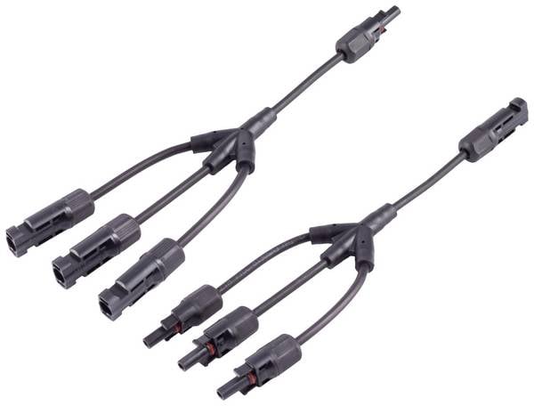 BKL Electronic 2800027 3/1 Y-Stecker 6 mm² Kabellänge 0.30 m