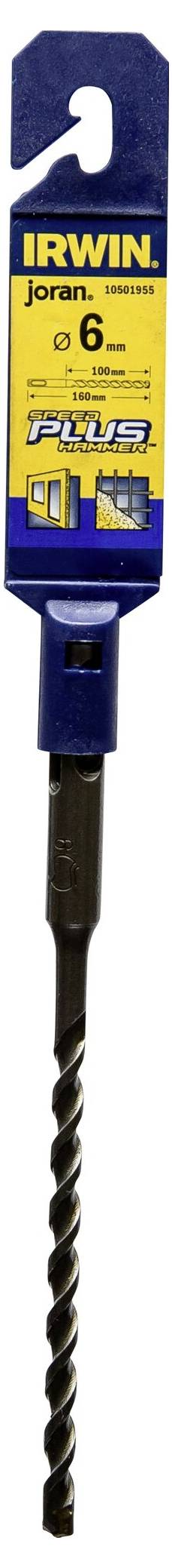 Bohrer von Irwin, Größe 6, für Beton und Mauerwerk.