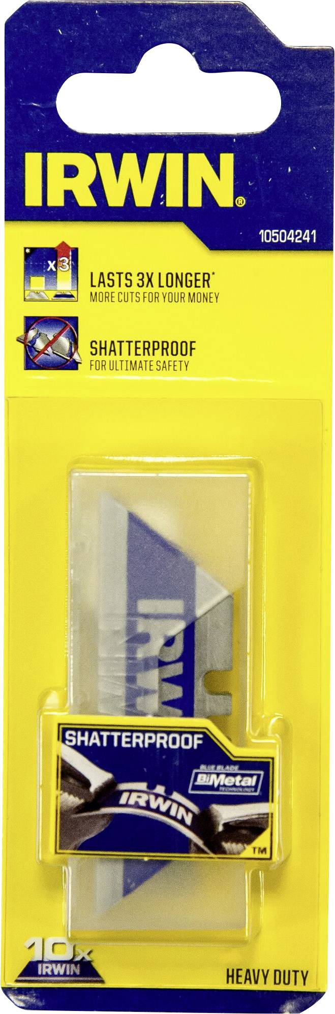 Irwin Tools 10504241 Bi-Metall „Blue“ Trapezklingen 10 St.