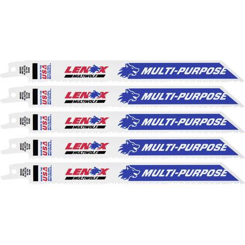 Lenox 20580810R BIM-Säbelsägeblatt für Universalanwendungen 203x19x1,3mm Sägeblatt-Länge 203 mm 5 St.