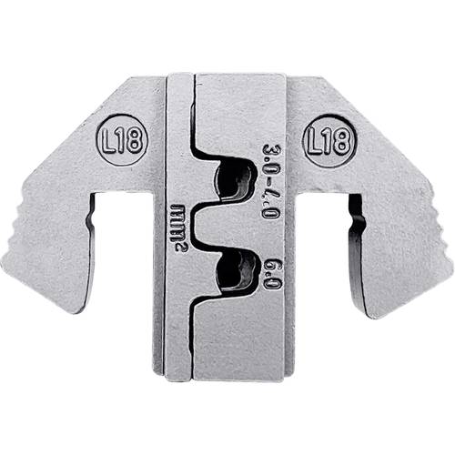 TOOLCRAFT TO-9625863 Crimpeinsatz MCP 6.3/4.8K & SPT Kontakt 3 bis 6 mm² Passend für Marke (Zangen) TOOLCRAFT