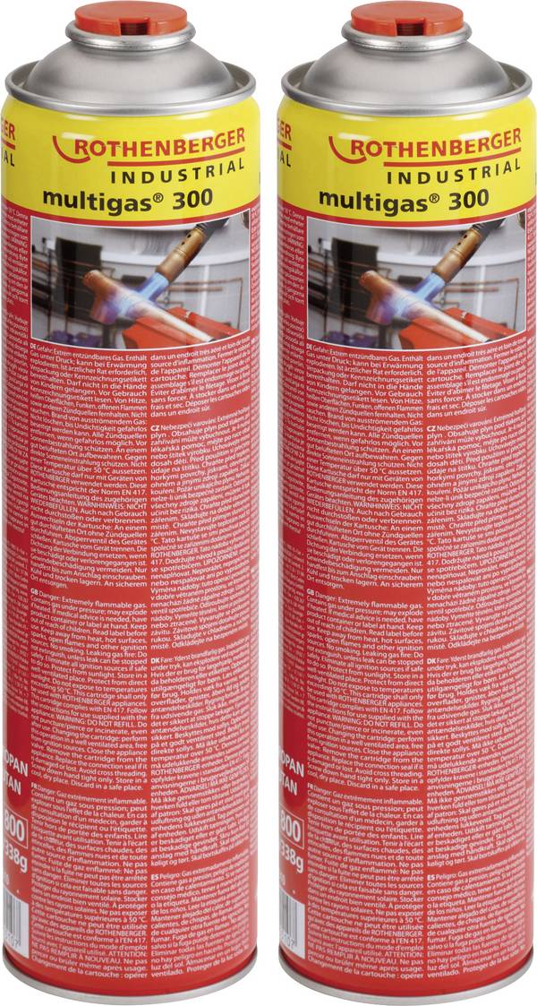 Rothenberger Industrial 1000003742 Gaskartusche 676 g 2 St.