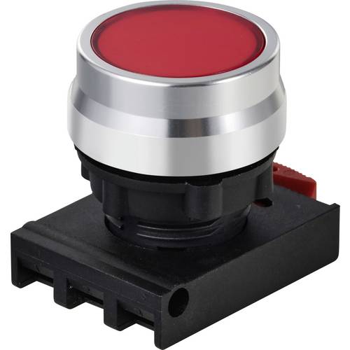 TRU COMPONENTS TC-12835236 ONPOW26BK-Z/R Drucktaster-Frontelement Knopf Rot 1 St.