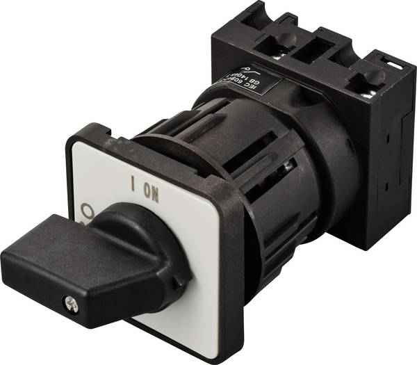 TRU COMPONENTS TC-LW40-20 C02/1C48I Nockenschalter  20 A 690 V 1 x 90 ° Schwarz, Grau 1 St.