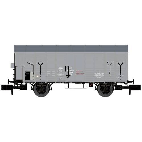 Hobbytrain H24256 N Gedeckter Güterwagen K3 der KPEV