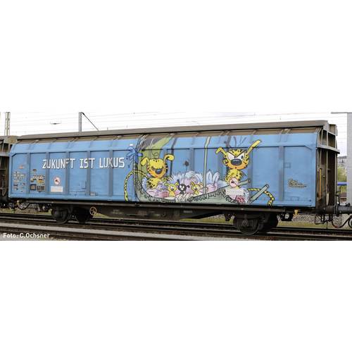 Hobbytrain H24666 N Schiebewandwagen Hbbillns Graffiti-Serie der SBB