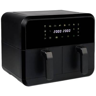 Princess Doppel-Fritteuse 8 l 2400 W mit Display Schwarz