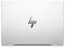 Silberner Laptop von oben, geschlossen. Das HP-Logo ist mittig auf dem Deckel sichtbar.