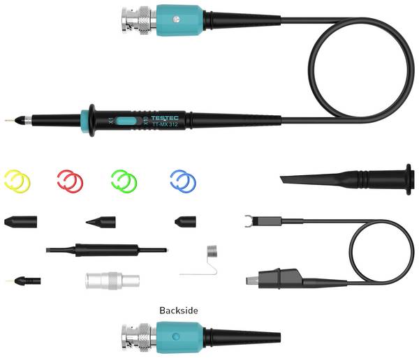 Testec TT-MX 312 Tastkopf   10 MHz, 250 MHz 1:1, 10:1