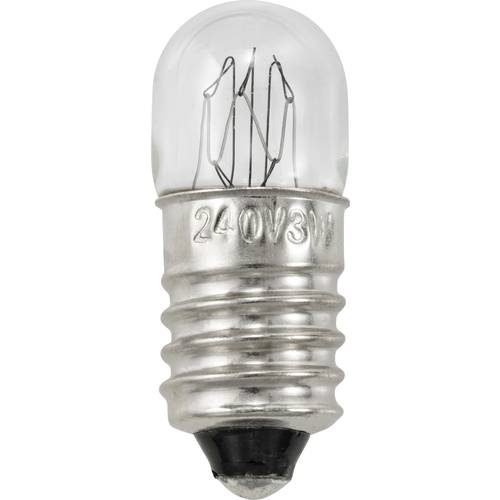 Thumbnail - TRU COMPONENTS TC-12842716 Miniatur Glühlampe 240 V 3 W E10 Warmweiß 1 St.