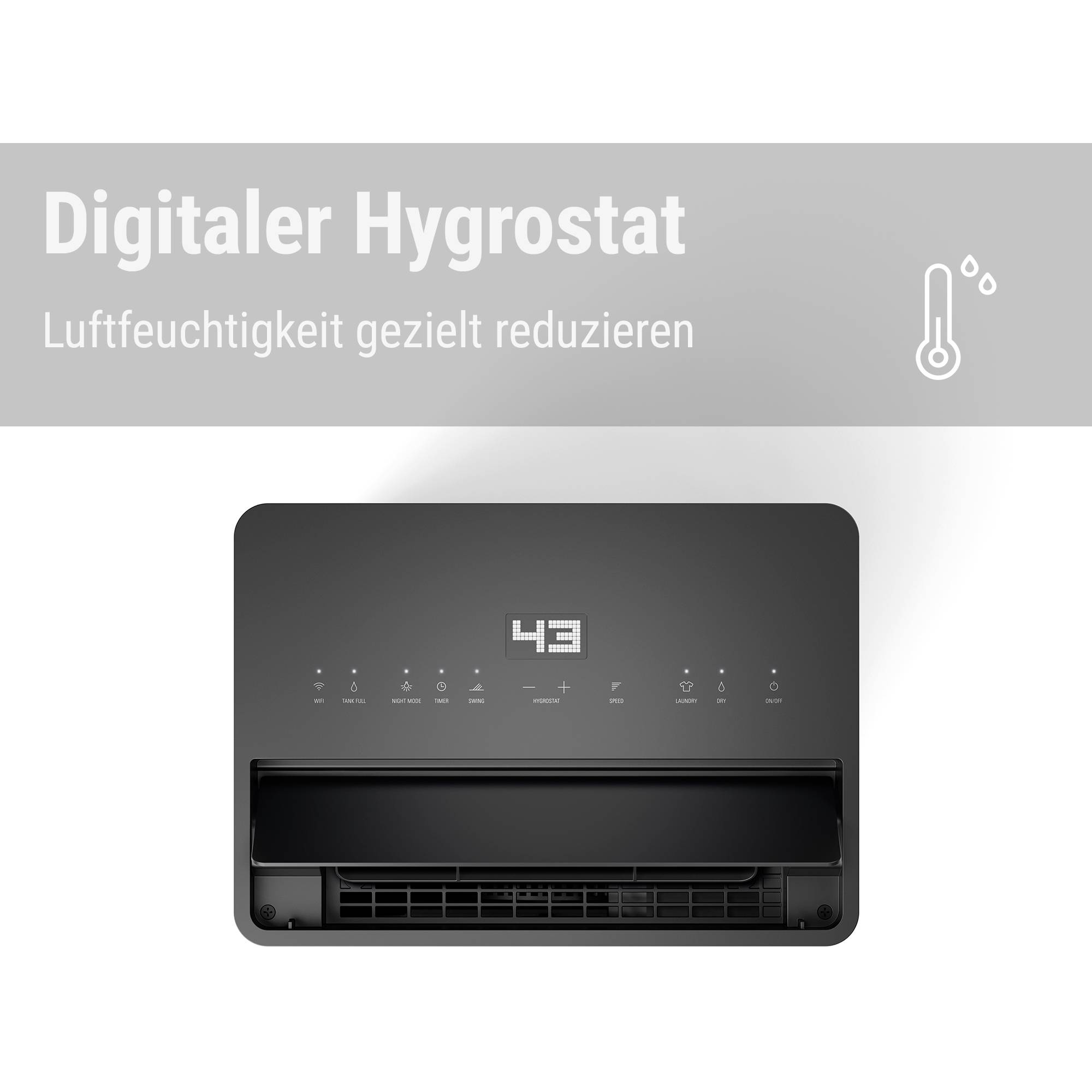 Stadler Form Lukas Luftentfeuchter 70 m² 0.83 l/h Weiß-14