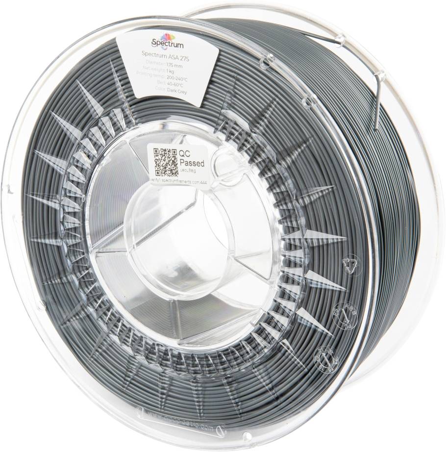 Spectrum 3D Filament / ASA 275 / ? 1.75 mm / Dark Grey / 1 kg