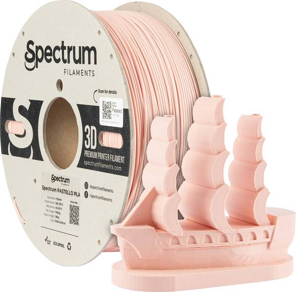 Spectrum Filaments 80710 Pastello PLA Filament PLA Matt 1.75 mm 1000 g pale salmon, Lachs, Pastell  1 St.