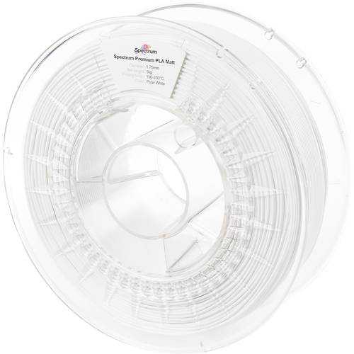 Spectrum Filaments 80235 PLA MATT Filament PLA Matt Matt 1.75 mm 1000 g polar white, Weiß (matt) 1 St.