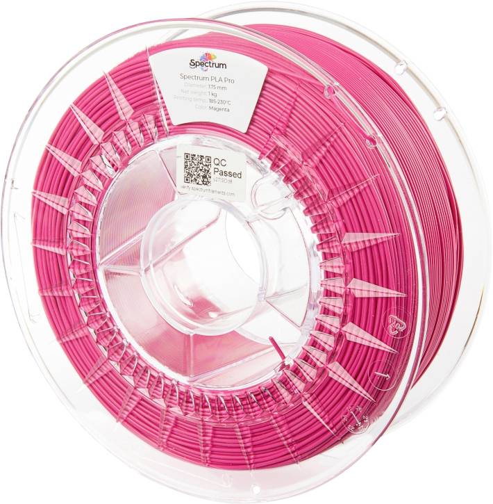 Spectrum Filaments 80134 PLA Pro Filament PLA Pro Slagvast 1.75 mm 1000 g Magenta 1 stuk(s)