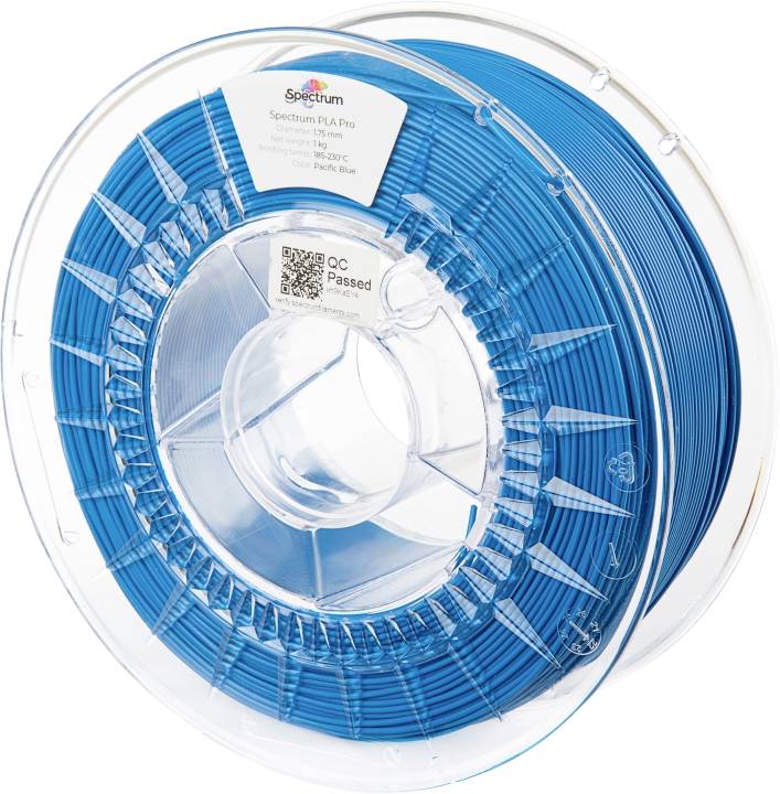 Spectrum Filaments 80106 PLA Pro Filament PLA Pro Slagvast 1.75 mm 1000 g Pacific-blauw, Blauw 1 stuk(s)