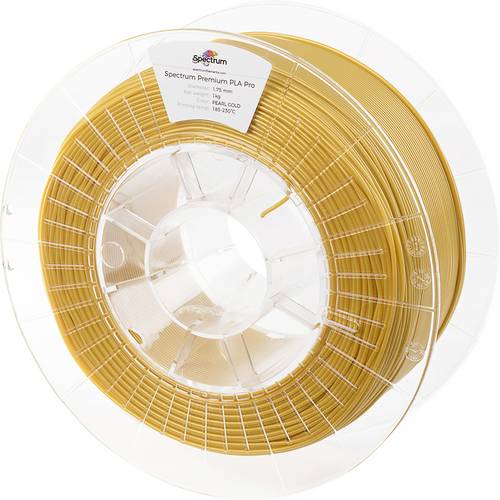 Spectrum Filaments 80110 PLA Pro Filament PLA Pro schlagfest 1.75 mm 1000 g pearl gold, Gold 1 St.