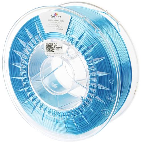 Spectrum Filaments 80510 PLA SILK Filament PLA-Seide Seidig glänzend 1.75 mm 1000 g Candy Blue, Blau PolySmooth 1 St.
