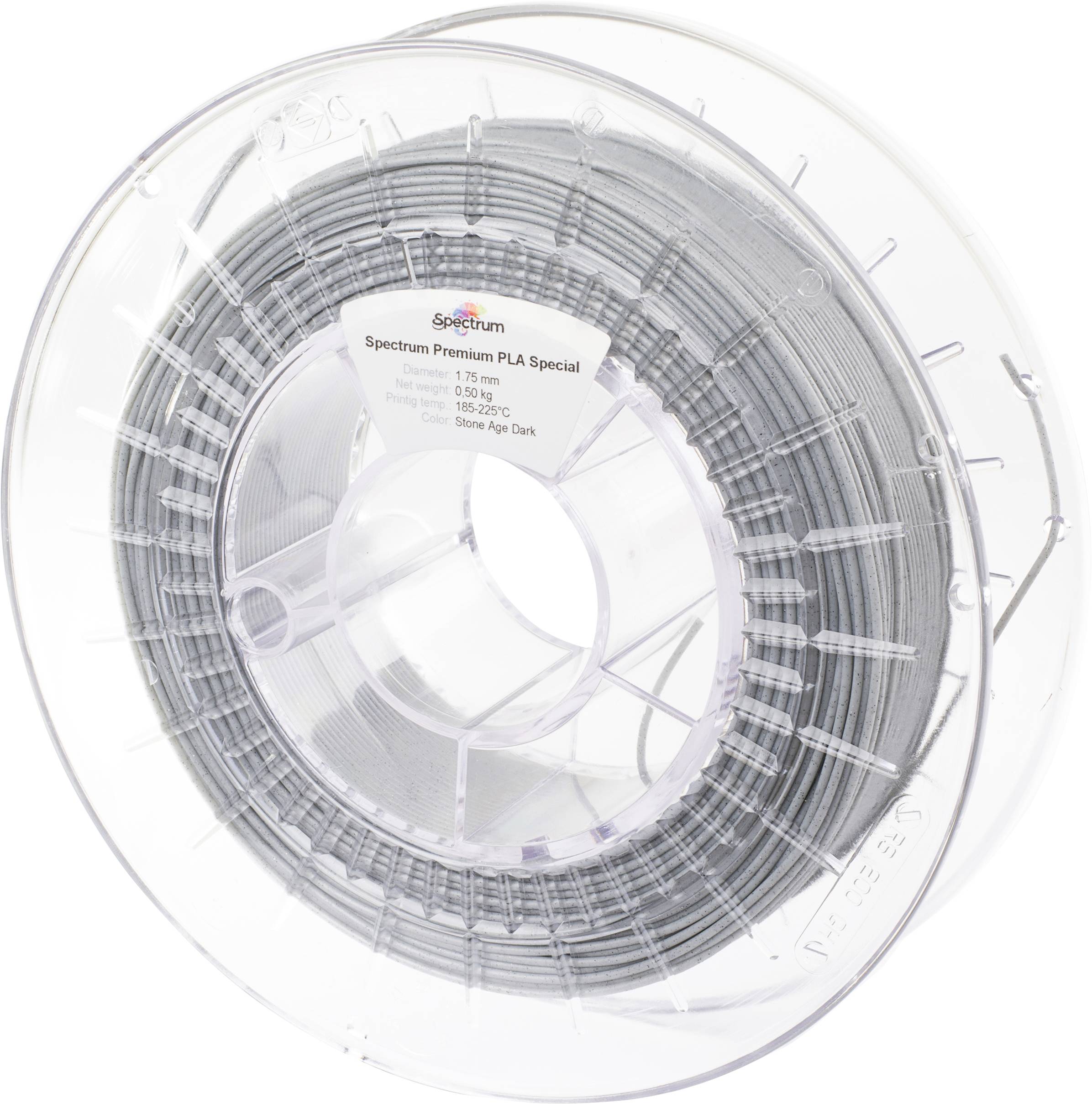 Spectrum Filaments 80167 PLA Stone Filament PLA kunststof 1.75 mm 500 g Stone Age Dark, Steen StoneFil 1 stuk(s)