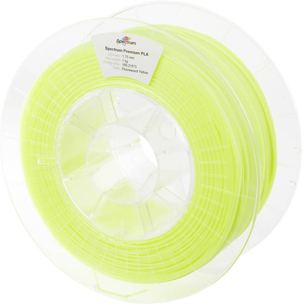 Spectrum Filaments 80017 PLA Premium Filament PLA nachleuchtend 1.75 mm 1000 g fluo yellow, Fluoreszierend, Gelb InnoGlow 1 St.