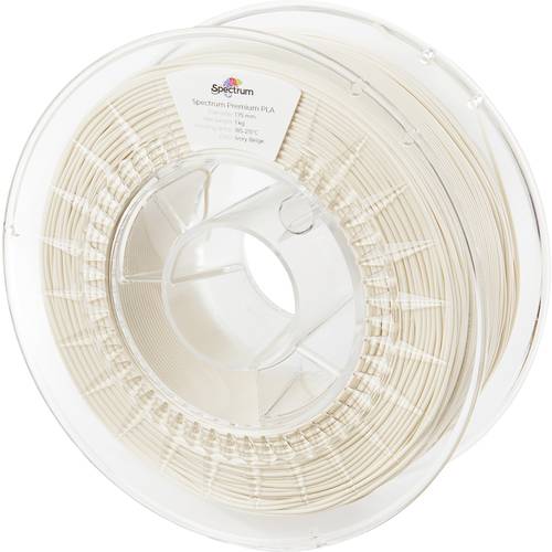 Spectrum Filaments 80006 PLA Premium Filament PLA geruchsarm 1.75 mm 1000 g ivory beige, Beige 1 St.