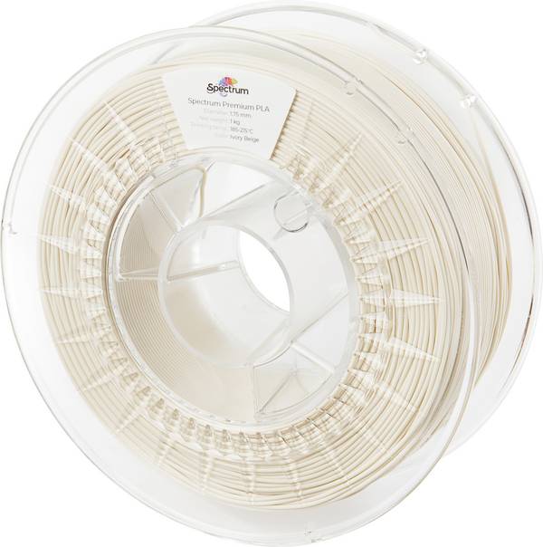Spectrum Filaments 80006 PLA Premium Filament PLA geruchsarm 1.75 mm 1000 g ivory beige, Beige  1 St.