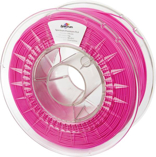 Spectrum Filaments 80039 PLA Premium Filament PLA geruchsarm 1.75 mm 1000 g pink panther, Pink  1 St.