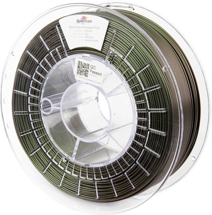 Spectrum Filaments 80579 PLA Premium Filament PLA kunststof Meerkleurig, Kleurverandering 1.75 mm 1000 g Wizard Green, Groen 1 stuk(s)