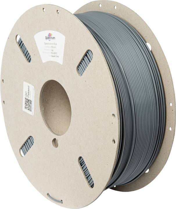 Spectrum Filaments 80556 recycled PLA Filament PLA kunststof Gerecycled PLA 1.75 mm 1000 g Basaltgrijs, Grijs 1 stuk(s)
