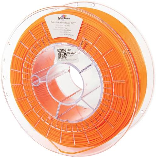 Spectrum Filaments 80662 Premium PCTG Filament PCTG chemisch beständig, geruchsarm 1.75 mm 1000 g Pure Orange, Orange 1 ...