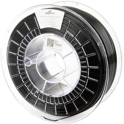 Spectrum Filaments 80665 Premium PCTG Filament PCTG chemisch beständig, geruchsarm 1.75 mm 1000 g Traffic Black, Schwarz