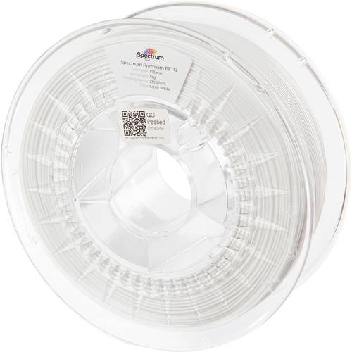 Thumbnail - Spectrum Filaments 80057 PET-G Premium Filament PETG chemisch beständig, schlagfest 1.75 mm 1000 g arctic white, Weiß, A...