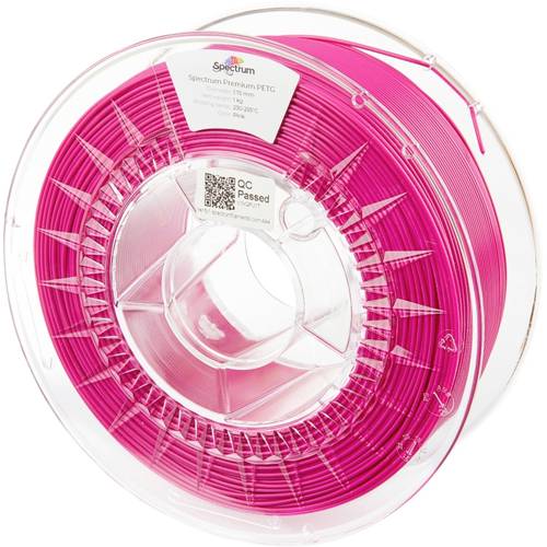 Spectrum Filaments 80539 PET-G Premium Filament PETG chemisch beständig, schlagfest 1.75 mm 1000 g Pink InnoPET 1 St.