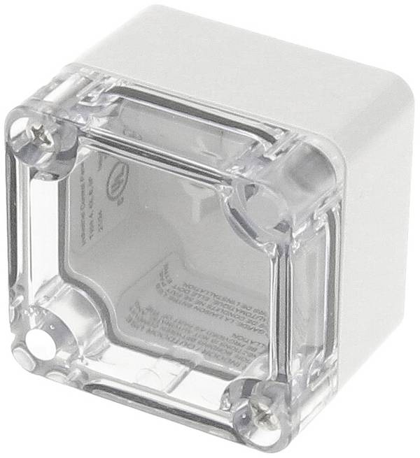 Hammond Electronics  1554A2GYCL Universal-Gehäuse 52 x 50 x 40  Polycarbonat  Grau 1 St.