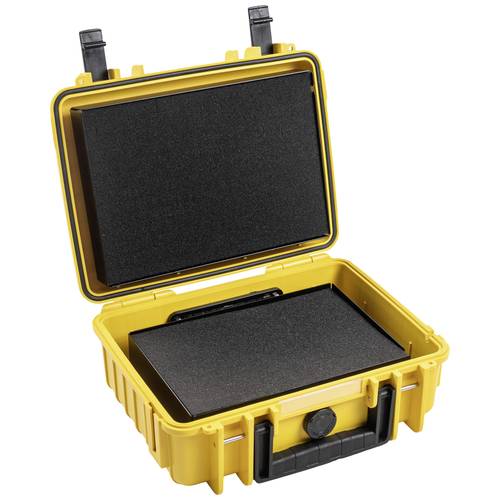 Thumbnail - B & W International Akku-Transportkoffer BATTERY.CASE 908.08 (B x H x T) 270 x 215 x 105 mm Gelb/Schwarz PP.41.Y.908